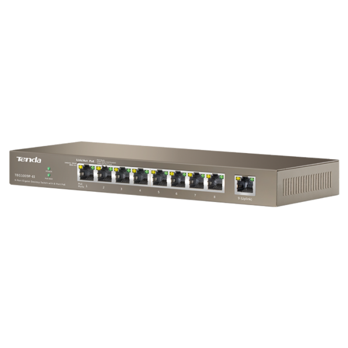 سوییچ 9 پورت POE تندا TEG1009P-EI - Image 3