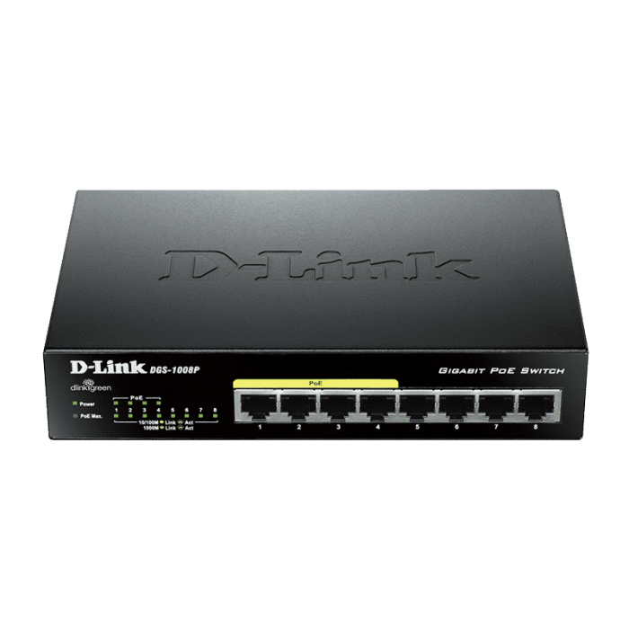 سوئیچ DGS-1008P دی لینک