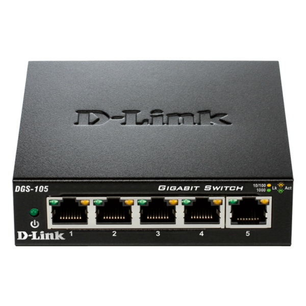 سوییچ شبکه 5 پورت DGS-105 دی-لینک