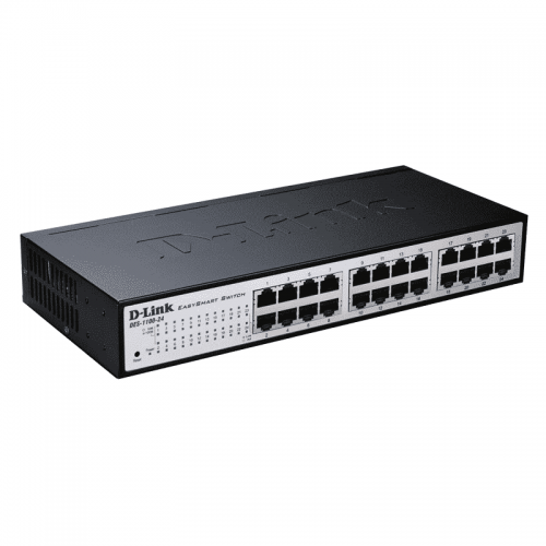 سوییچ هوشمند 24 پورت مدل DES-1100-24 دی-لینک