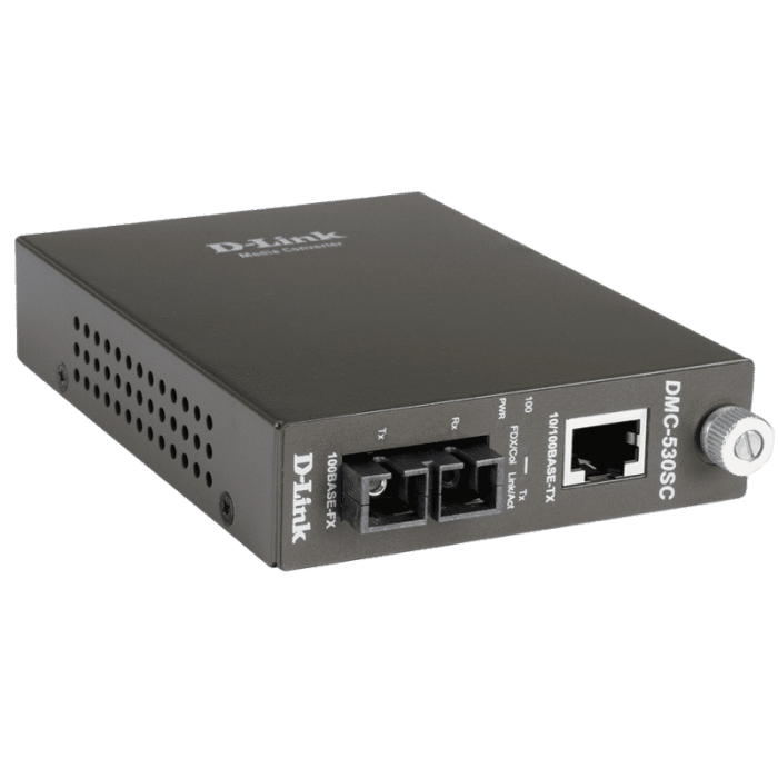 مبدل فیبرنوری سینگل مود به پورت شبکه DMC-530SC دی-لینک