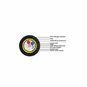 کابل فیبرنوری Loos Tube با هسته مرکزی بدون فلز سانت