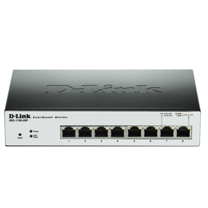 سوییچ PoE مدل DGS-1100-08P دی-لینک