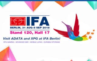 حضور ADATA با محصولاتی جالب و هیجان¬انگیز در IFA 2018