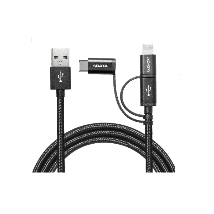کابل تبدیل USB سه در یک ای دیتا