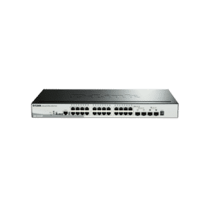 سوییچ DGS-1510-28P دارای 24 پورت PoE گیگابیتی شبکه ، 2 پورت گیگابیتی SFP و 2 پورت SFP+ 10G  می باشد