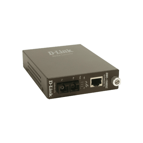مبدل سیگنال های10/100BASE-TX Fast Ethernet را به امواج فیبر سینگل مود تبدیل میکن