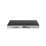 سوییچ DXS-1100-10TS دارای ۸ پورت ۱۰ گیگابیتی شبکه و ۲ پورت+SFP است.