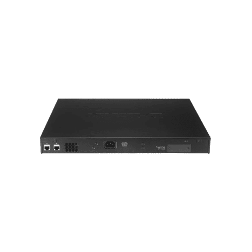 این سوییچ دارای 24 پورت فست اترنت دو پورت گیگابیتی و دو پورت ترکیبی SFP است.