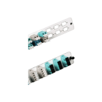 این آداپتور فیبر نوری دارای 24 درگاه برای قراردادن فیبرنوری با کانکتورهای LC  است.