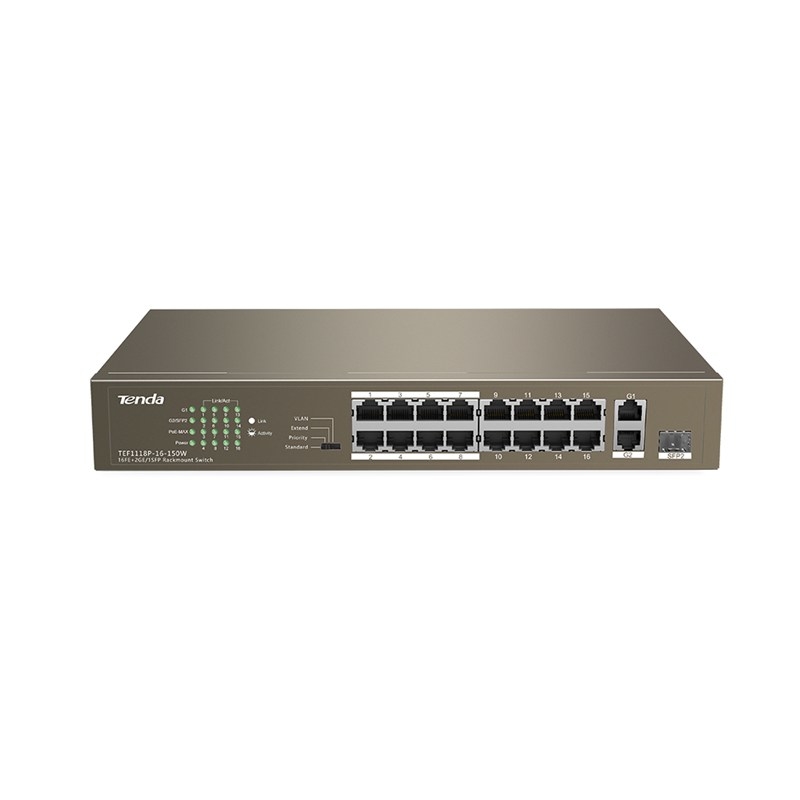 سوییچ ۱۸ پورت گیگابیتی TEF1118P تندا