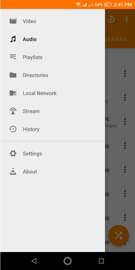 vlc به مدیا سرور