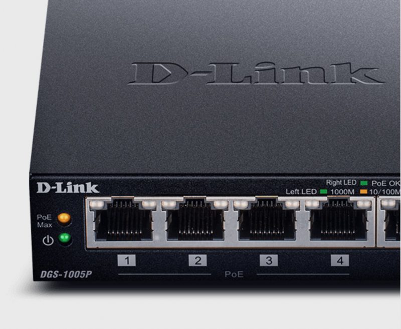سوییچ ۵ پورت dgs-1005p دی لینک