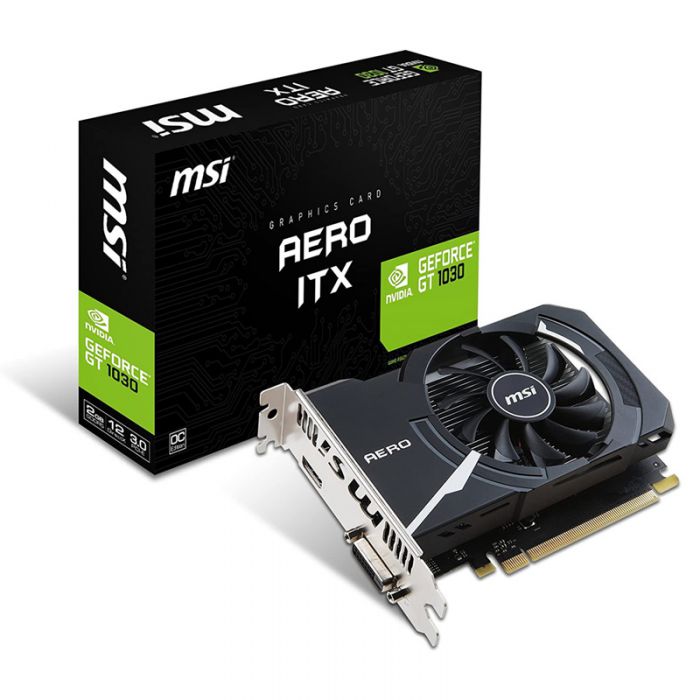 کارت گرافیک ام اس آی GeForce GT 1030 AERO ITX 2GD4 OC - Image 2
