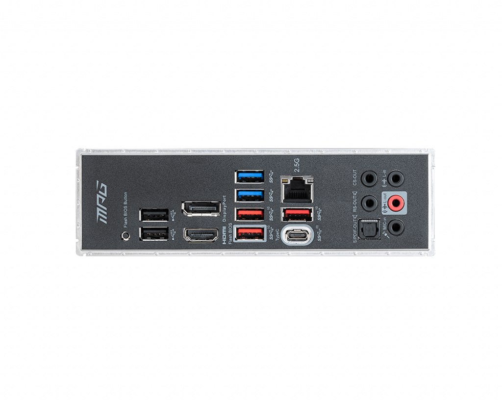 بک پنل MSI MPG Z590 GAMING PLUS