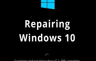 صفحه تعمیر اتومات ویندوز 10