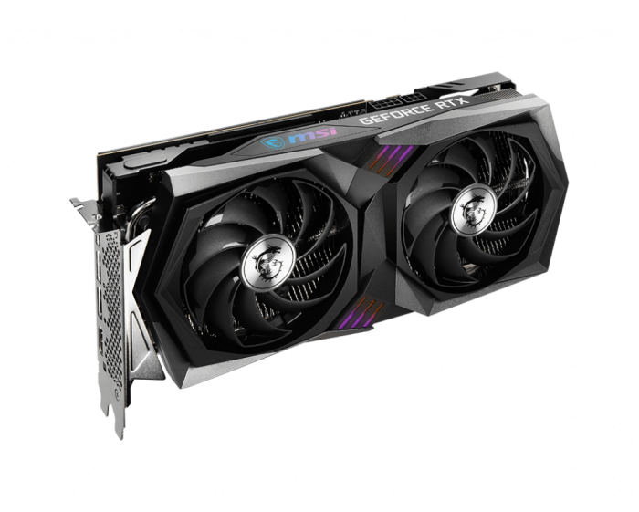 نمای سه رخ کارت گرافیک GeForce RTX™ 3060 Ti GAMING X 8G LHR