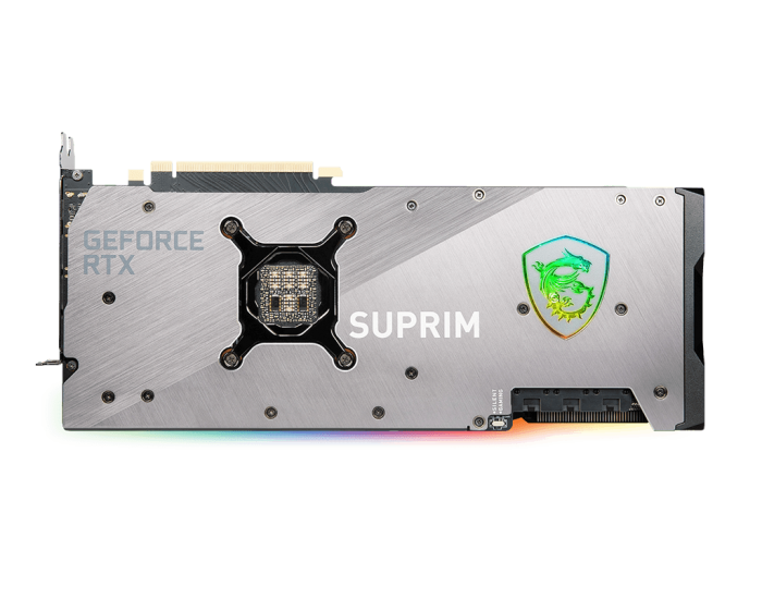 پشت کارت گرافیک GeForce RTX™ 3080 Ti SUPRIM X 12G