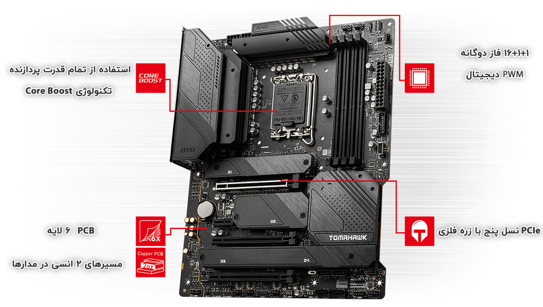 قابلیت های خاص MAG Z690 TOMAHAWK WIFI DDR4