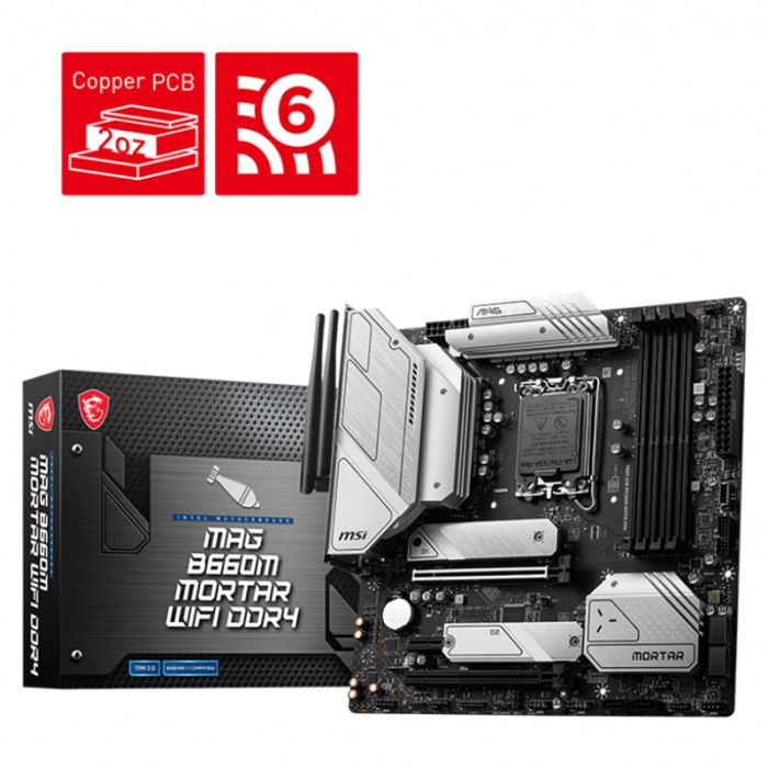 مادربرد MSI MAG B660M MORTAR WIFI DDR4 - Image 2