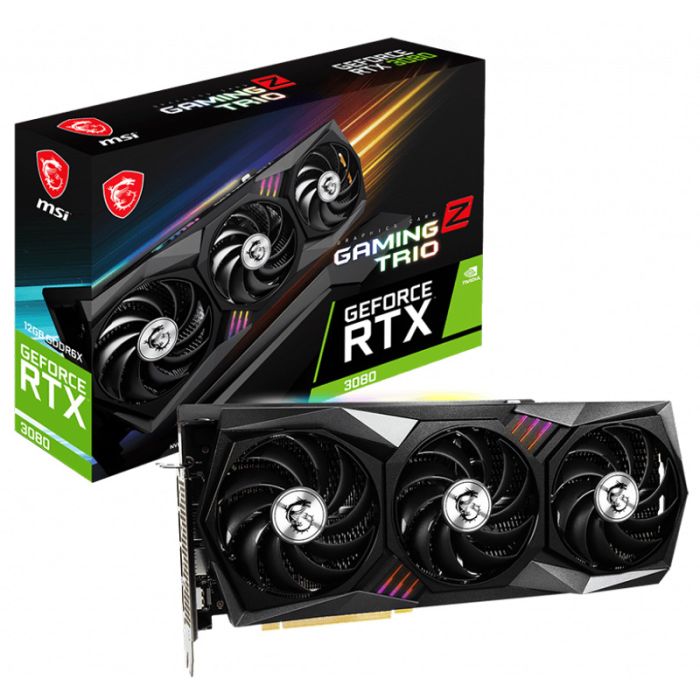 کارت گرافیک ام اس آی GeForce RTX 3080 GAMING Z TRIO 12G LHR - Image 2