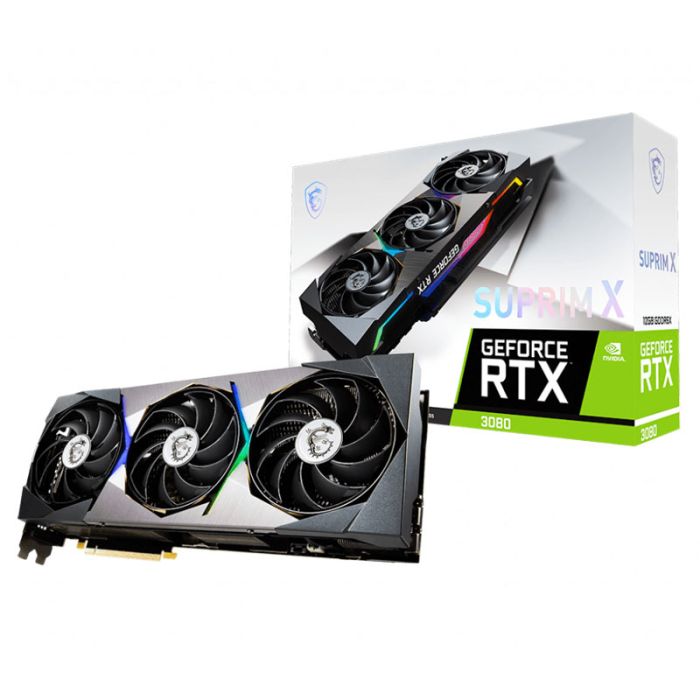 کارت گرافیک ام اس آی GeForce RTX™ 3080 SUPRIM X 12G LHR - Image 2