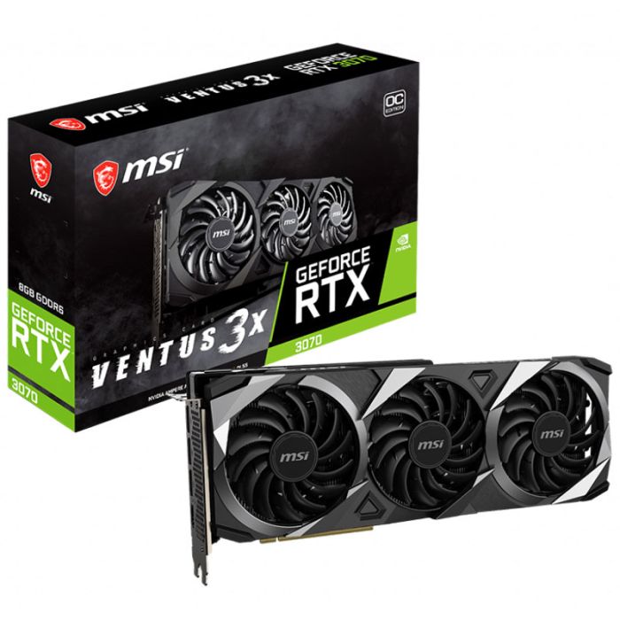 کارت گرافیک ام اس آی GeForce RTX 3070 VENTUS 3X 8G OC LHR - Image 2