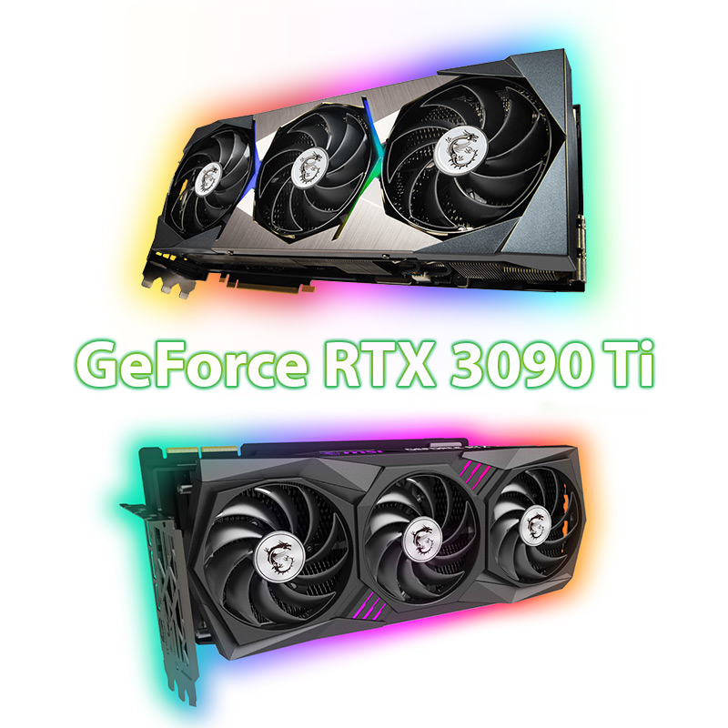 کارت گرافیک های سفارشی MSI RTX 3090 Ti