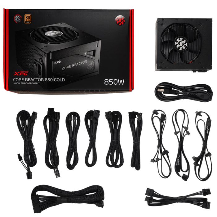 منبع تغذیه ماژولار XPG CORE REACTOR 850W - Image 2
