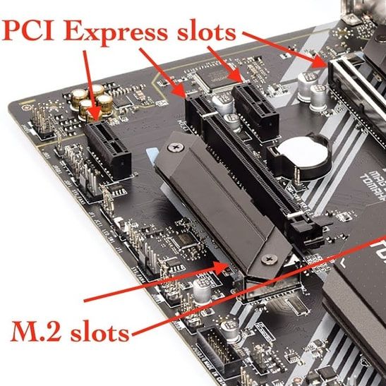 اسلات های مادربرد و کاربرد آن‌ها