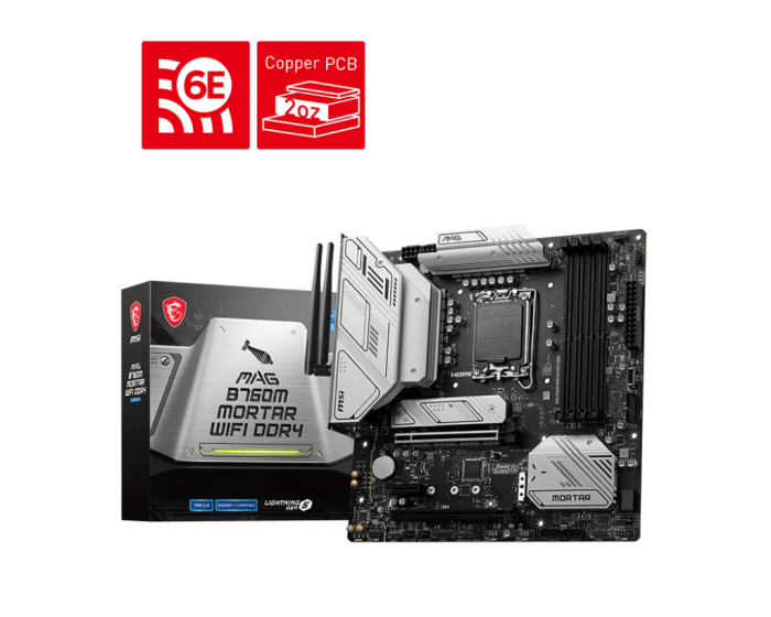 مادربرد MAG B760M MORTAR WIFI DDR4 - Image 3