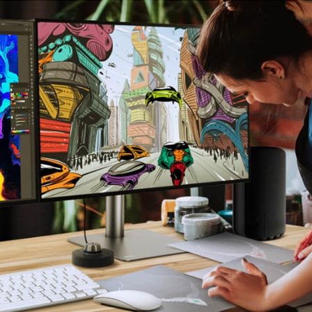 مانیتور مناسب طراحی