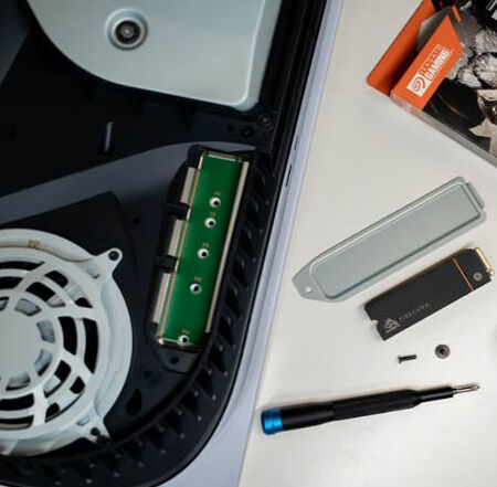 نصب SSD روی PS5