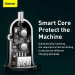 Baseus Grain Pro 2*U 24W Car Charger BLACK