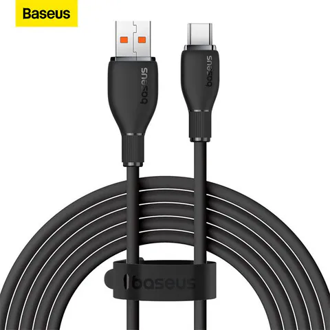 Baseus 100W USB A To USB C Charger Cable,(1.2M) 6A PD Fast Charging Data Cable Type C Cable