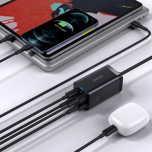 ck شارژر 4 پورت 65W بیسوس مدل GaN3 Pro