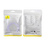 Baseus Pudding Series 100W USB to Type-C Fast Charging Data Cable, Length:2m(Purple)