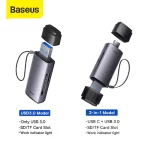 Baseus Lite Series USB-A + Type-C to TF Memory Card Reader
