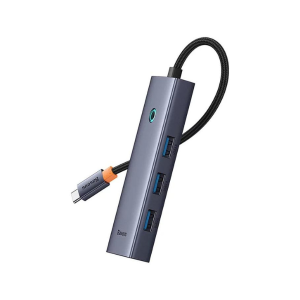 USB Hub 4in1 Hub Baseus UltraJoy USB-C do USB 3.0 (space grey)