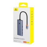 USB Hub Baseus Hub 7in1 UltraJoy, USB-C - HDMI, 3xUSB 3.0, PD, SD/TF (grey)
