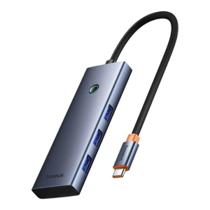USB Hub Baseus Hub 7in1 UltraJoy, USB-C - HDMI, 3xUSB 3.0, PD, SD/TF (grey)