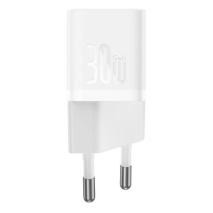 Chargeur Mini wall charger Baseus GaN5 30W (white)