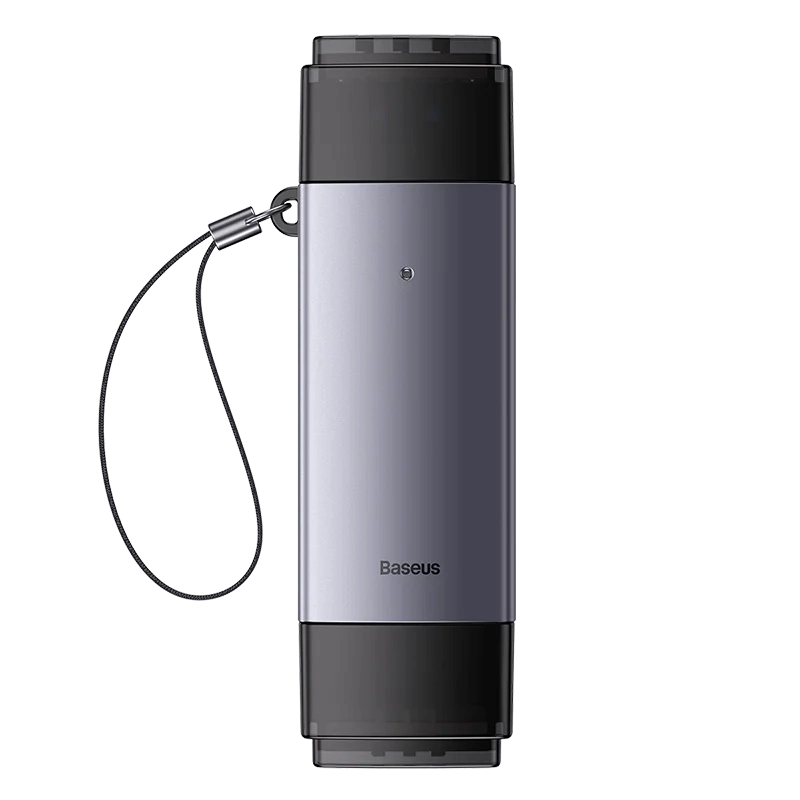 0-1-17 کارت خوان بیسوس مدلLite Series USB-A to SD/TF - تصویر 1