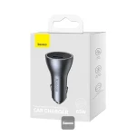 شارژر فندکی 65w بیسوس مدل Golden Contactor Pro Triple U+C+C - تصویر 3