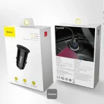 شارژر فندکی 30w بیسوس مدل Square Metal PPS A+C - تصویر 5