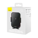 پایه نگهدارنده موبایل و شارژر وایرلس 15w بیسوس مدل Halo Electric - تصویر 3