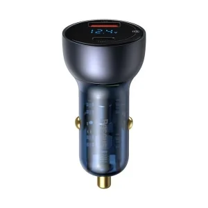 شارژر فندکی 65W بیسوس مدل Particular Digital Display QC+PPS Dual Quick