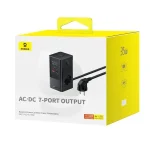 شارژر رومیزی 7 پورت بیسوس مدل PowerCombo Tower Digital 3AC+2U+2C 35W - تصویر 2